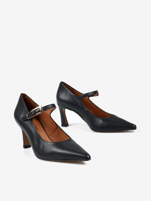SZPILKI HEGO'S Milano 25553-458B NAPA VOLGA NEGRO