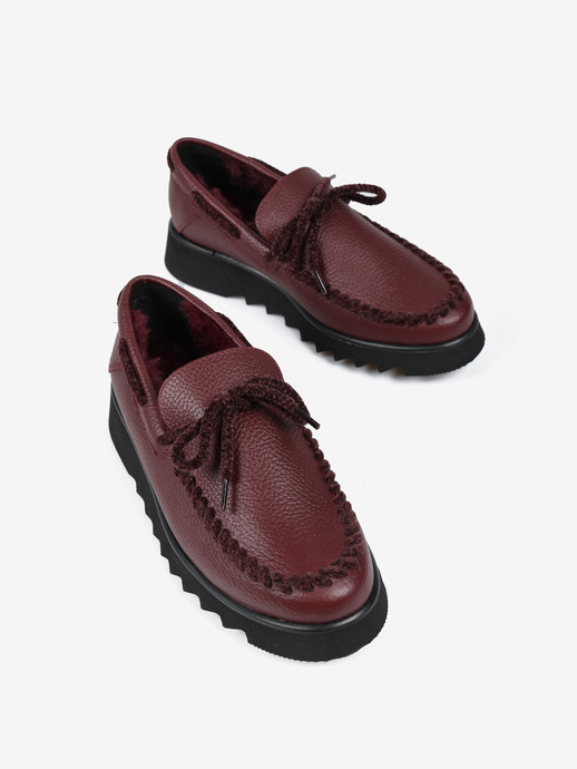 MOKASYNY HEGO'S Milano 2034 DOLLARO BORDEAUX