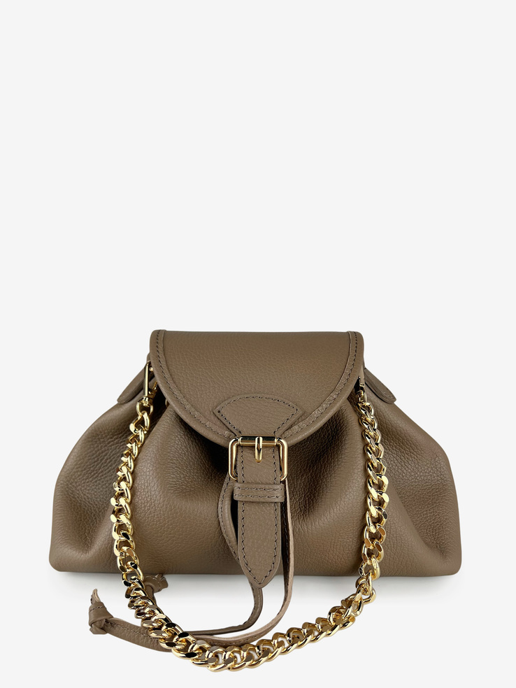 TOREBKA DAMSKA HEGO'S Milano 1149 MARTELLATO TAUPE