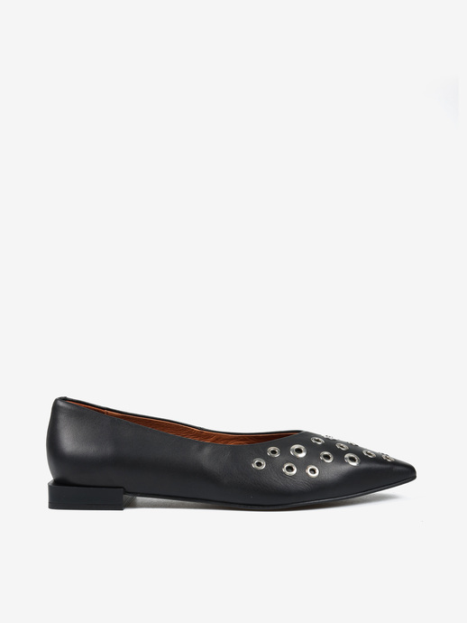BALERINY HEGO'S Milano 25509-530B SAVANE NEGRO