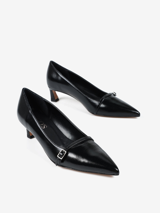 SZPILKI HEGO'S Milano R589 NAPLAK NERO