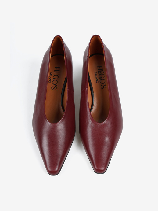 SZPILKI HEGO'S Milano 25546-416D NAPA VOLGA BURDEOS