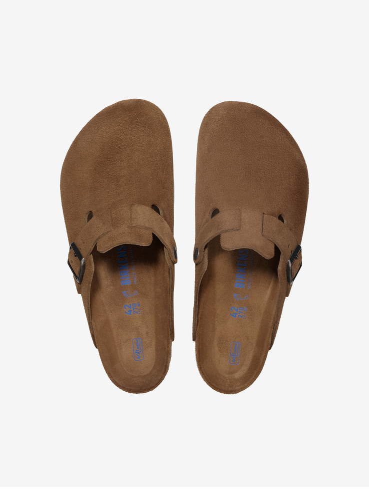 KLAPKI BIRKENSTOCK BOSTON SFB LEVE DARK TEA TONAL FB