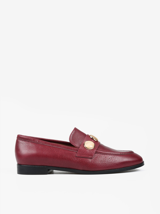 MOKASYNY HEGO'S Milano 25518-614A SARATOGA RUBINO