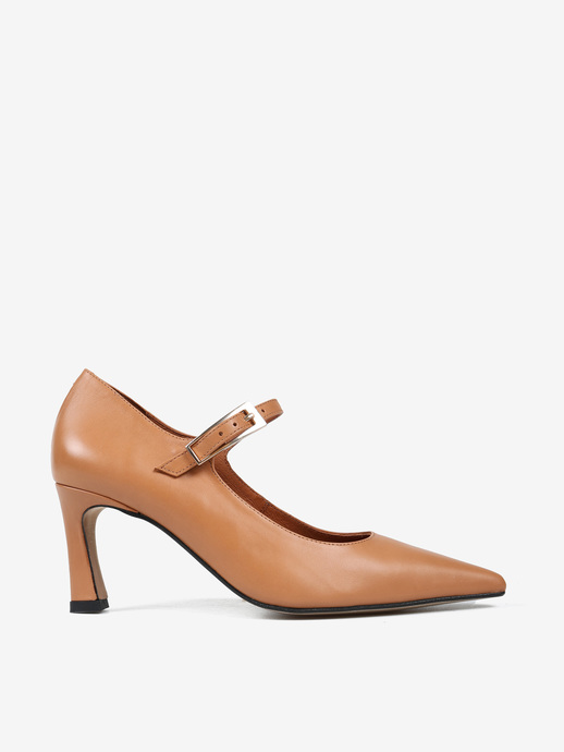 SZPILKI HEGO'S Milano 25553-458B NAPA VOLGA CAMEL