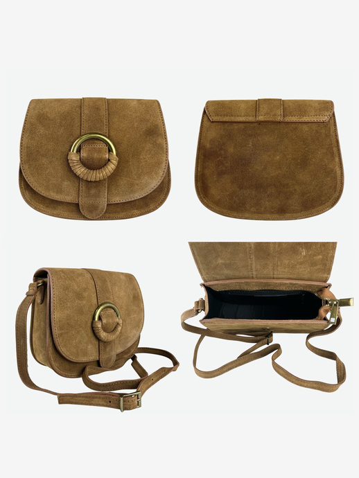 TOREBKA DAMSKA HEGO'S Milano 7527 CROSTA TAUPE
