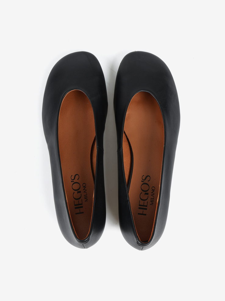 BALERINY HEGO'S Milano 25584-220A SAVANE NEGRO