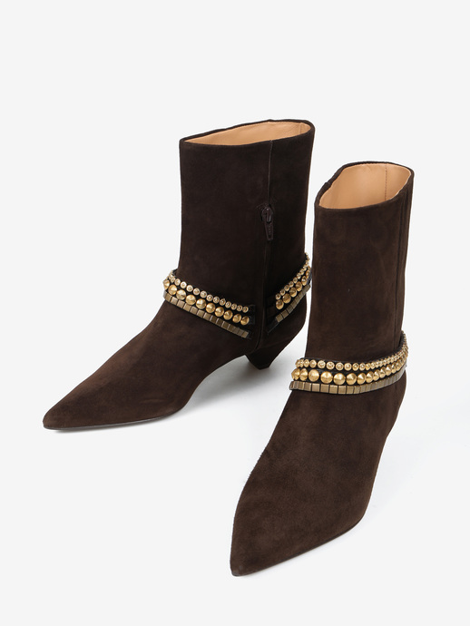 BOTKI HEGO'S Milano P1752 CAMOSCIO T.MORO