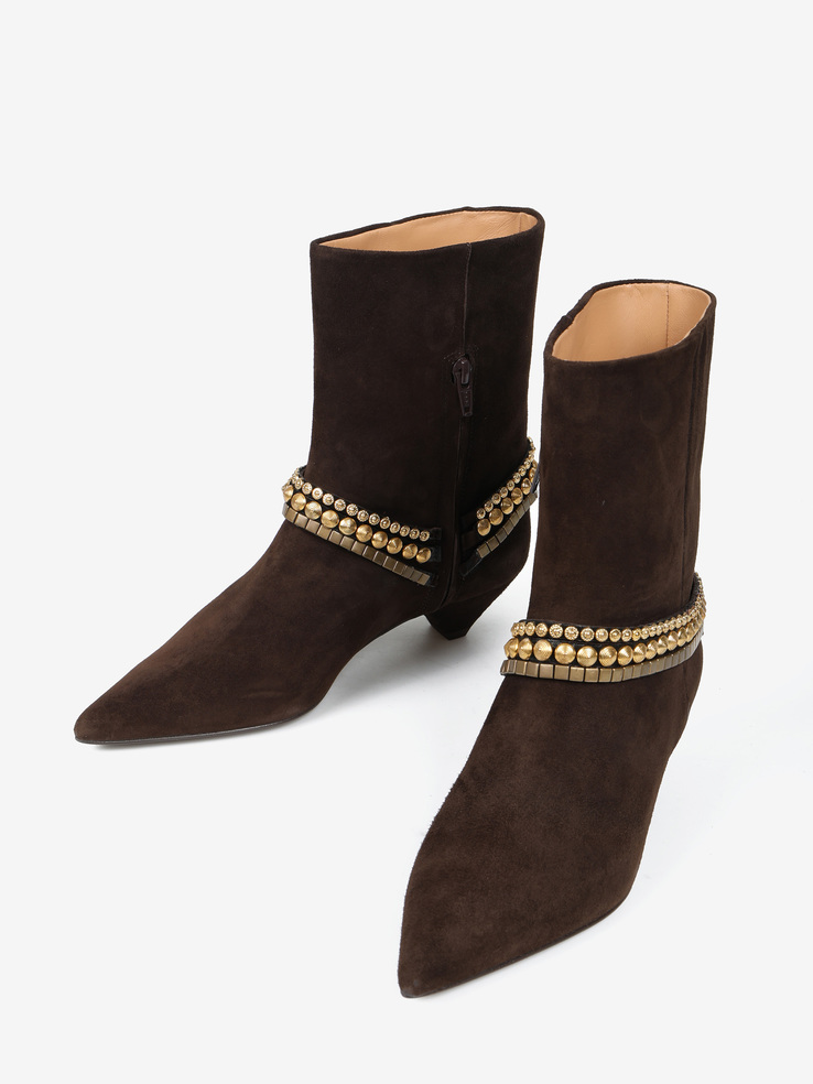 BOTKI HEGO'S Milano P1752 CAMOSCIO T.MORO