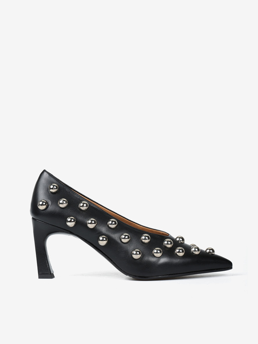 SZPILKI HEGO'S Milano P1504 NAPPA NERO