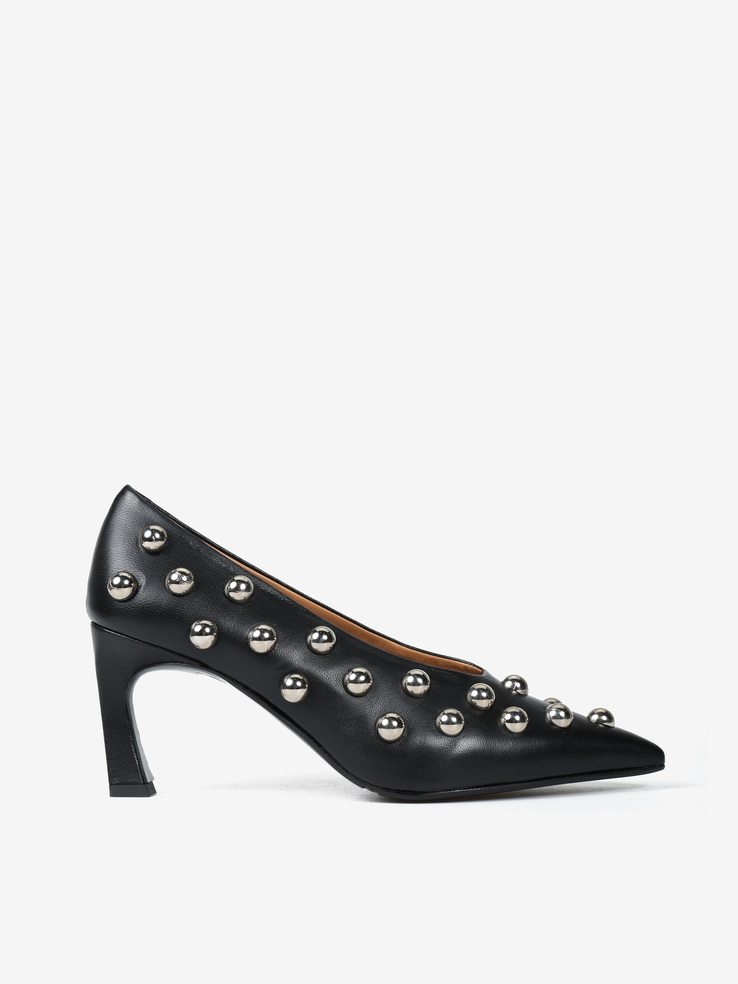 SZPILKI HEGO'S Milano P1504 NAPPA NERO