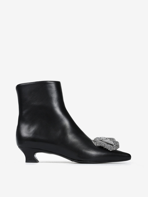 BOTKI HEGO'S Milano P754 NAPPA NERO