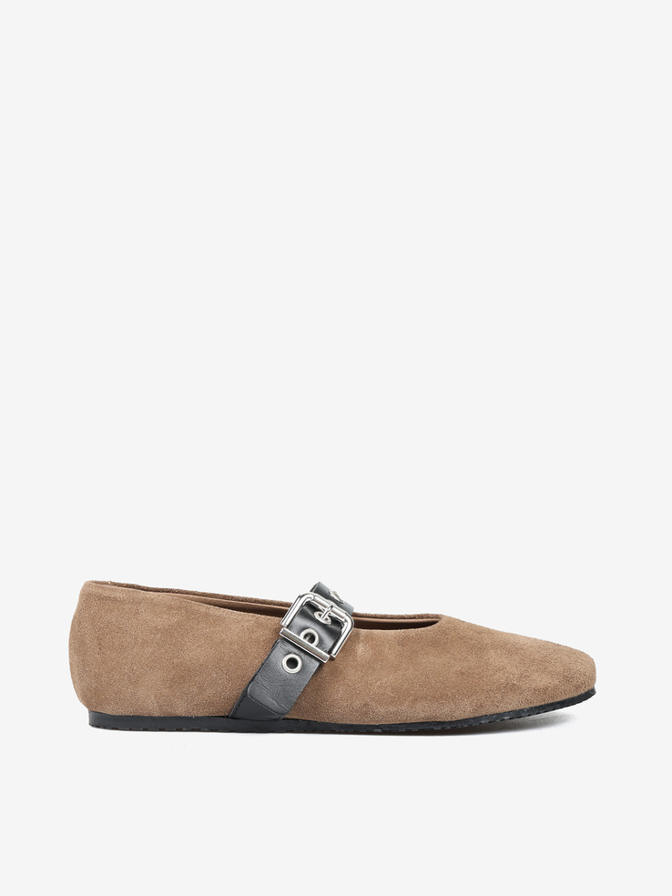 BALERINY HEGO'S Milano 5234 CAMOSCIO TAUPE