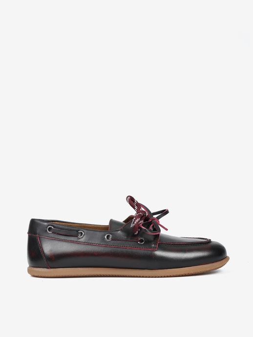 MOKASYNY HEGO'S Milano 5120 ASPORT BORDEAUX