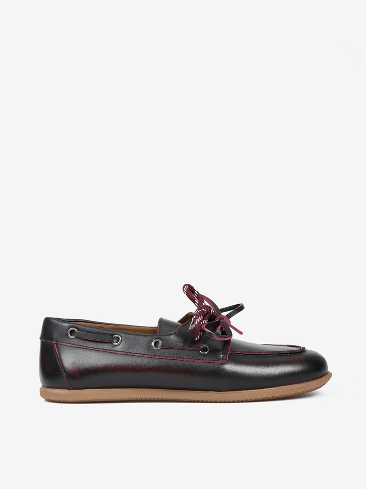 MOKASYNY HEGO'S Milano 5120 ASPORT BORDEAUX
