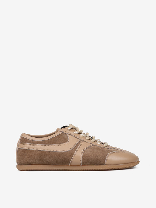 SNEAKERSY HEGO'S Milano 5138 CAMOSCIO/NAPPA TAUPE