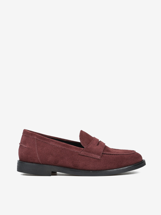MOKASYNY HEGO'S Milano 5240 CAMOSCIO BORDEAUX