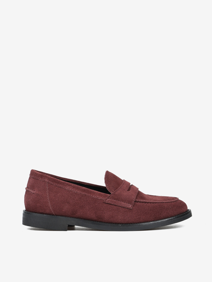MOKASYNY HEGO'S Milano 5240 CAMOSCIO BORDEAUX