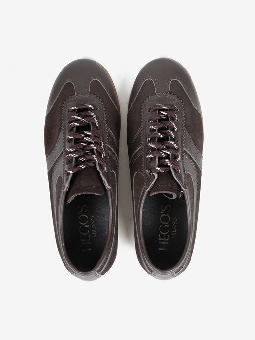 SNEAKERSY HEGO'S Milano 5138 CAMOSCIO/NAPPA T.MORO