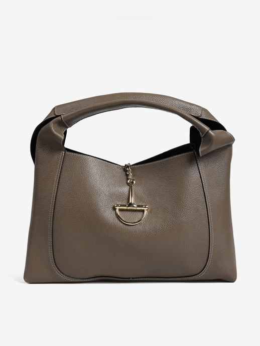 TOREBKA DAMSKA HEGO'S Milano 047G MARTELLATO TAUPE