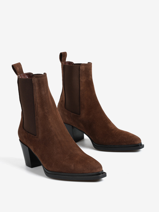 BOTKI HEGO'S MILANO R2567 VELOUR CASTAGNO