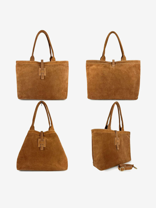 TOREBKA DAMSKA HEGO'S Milano 21130 CROSTA CHOCO