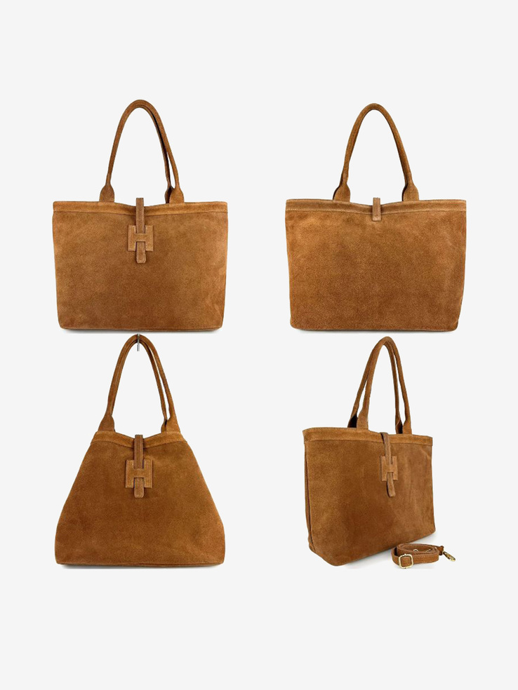 TOREBKA DAMSKA HEGO'S Milano 21130 CROSTA CHOCO