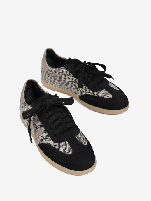 SNEAKERSY HEGO'S MILANO R01 H CRUDO/NERO/MALTO