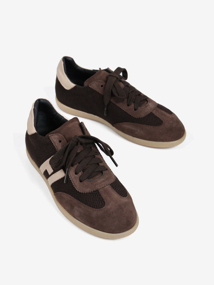 BRĄZOWE SNEAKERSY HEGO'S MILANO