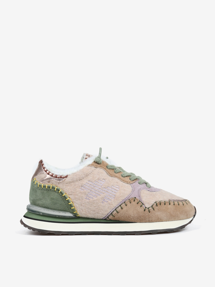 SNEAKERSY MRP MRP06UPHS/8 COMBI BEIGE/OFFW/GREEN