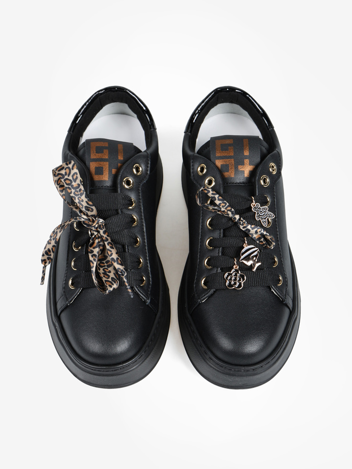 CZARNE SNEAKERSY GIO+