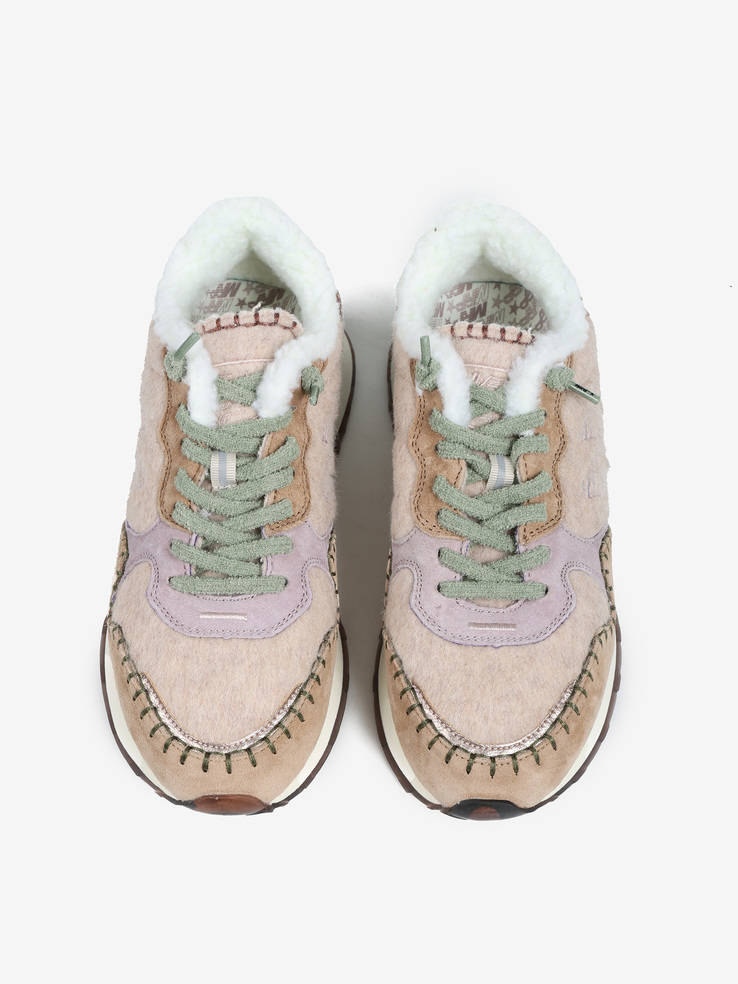SNEAKERSY MRP MRP06UPHS/8 COMBI BEIGE/OFFW/GREEN
