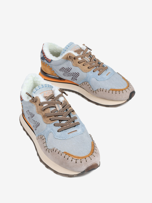 SNEAKERSY MRP MRP06UPHS/7 COMBI MOUSE/BLUE/CURRY