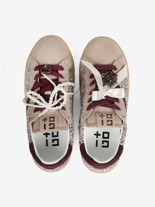 SNEAKERSY GIO+ BLUE36A COMBI BOUCLE