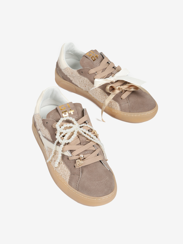 SNEAKERSY GIO+ BLUE30A COMBI ORSETTO BEIGE