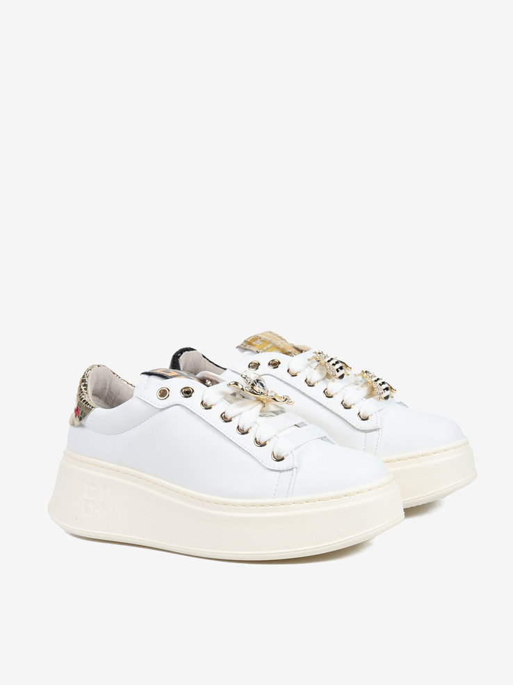 SNEAKERSY GIO+ PIA438A COMBI WHITE/KOKKINO