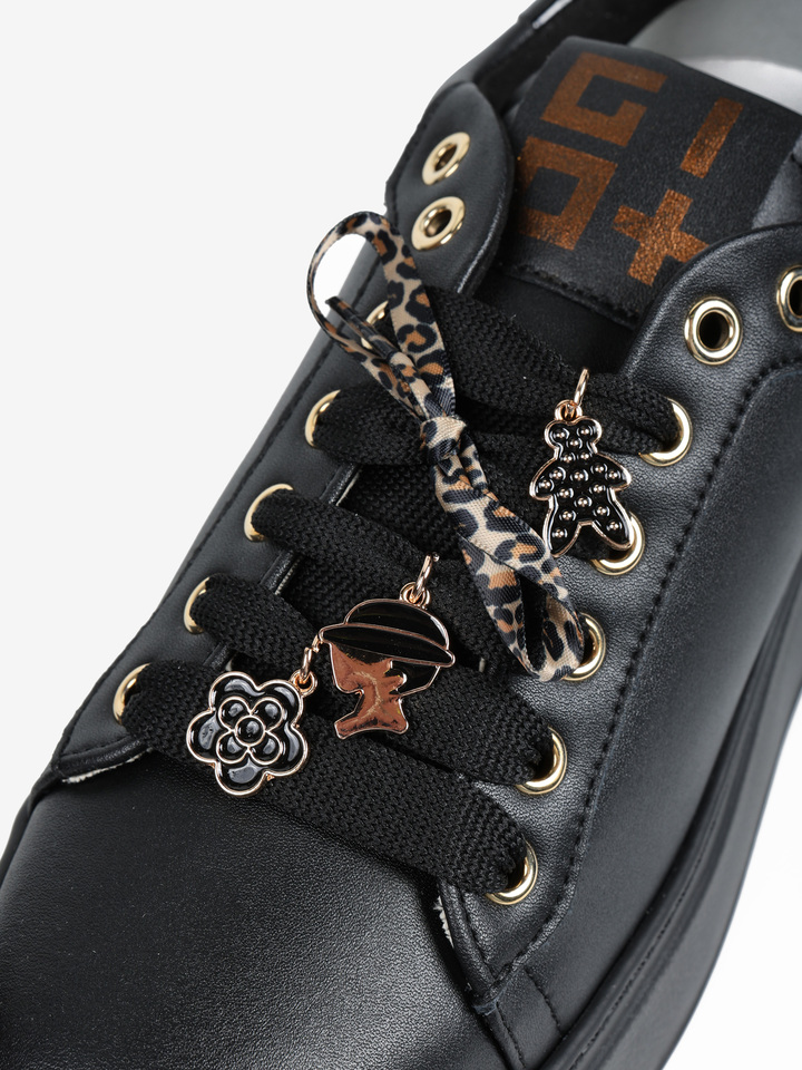 CZARNE SNEAKERSY GIO+