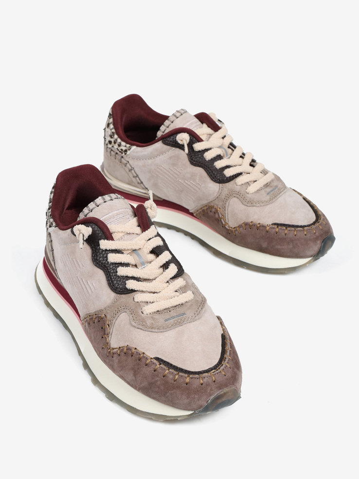 SNEAKERSY MRP MRP06UPHS/11 COMBI TAUPE/GREY