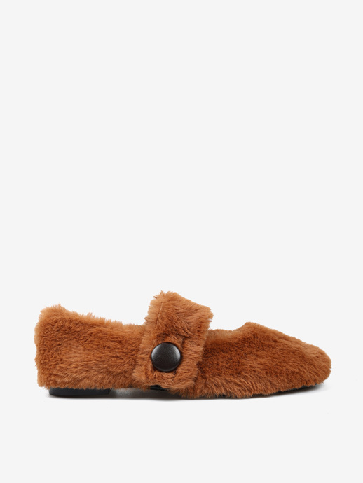 BALERINY HEGO'S MILANO 25K.027 FUR BROWN