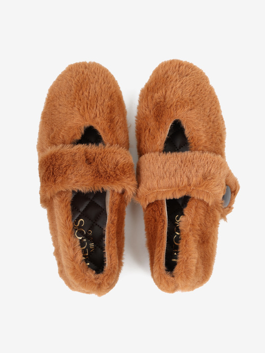 BALERINY HEGO'S MILANO 25K.027 FUR BROWN