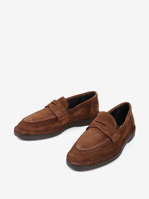 MOKASYNY HEGO'S MILANO RO S40 SUEDE TABACCO