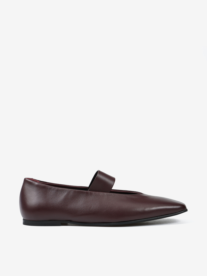 BORDOWE BALERINY MARY JANE  HEGO'S Milano