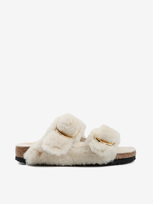 KLAPKI BIRKENSTOCK ARIZONA BB TEDDY EGGSHELL LAF