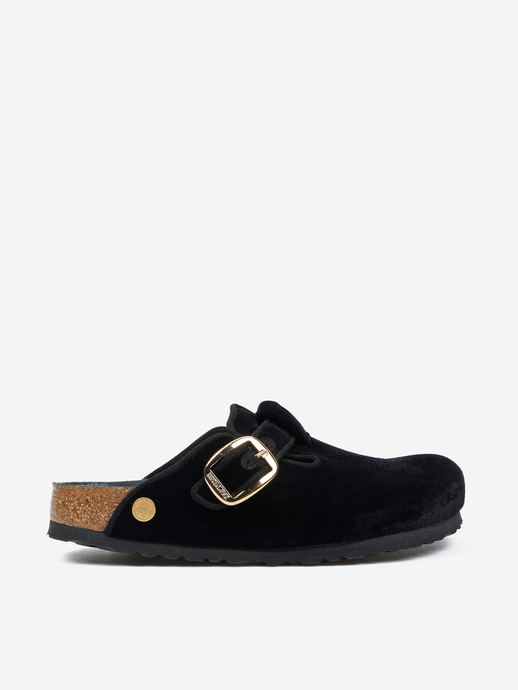 KLAPKI BIRKENSTOCK BOSTON BB TEX VELVET BLACK