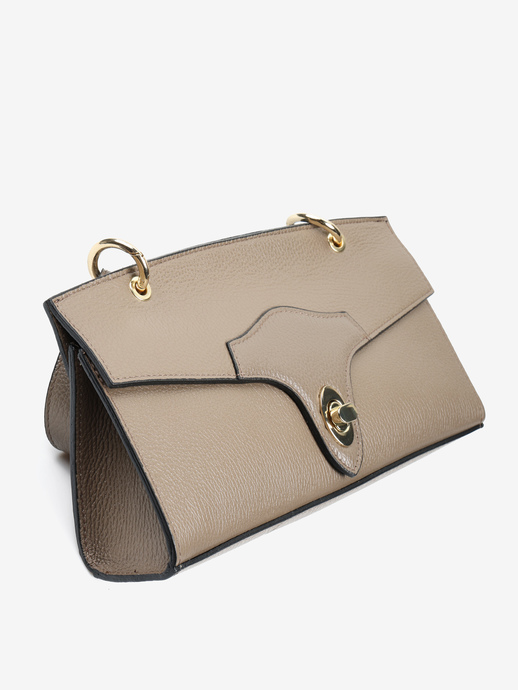 TOREBKA DAMSKA HEGO'S MILANO 11119 MARTELLATO TAUPE
