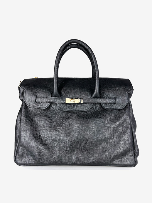TOREBKA DAMSKA HEGO'S MILANO 1460G MARTELLATO NERO