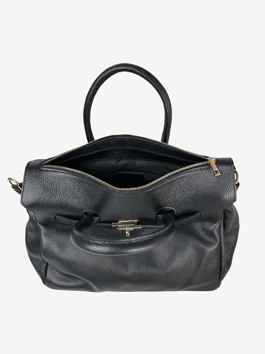TOREBKA DAMSKA HEGO'S MILANO 1460G MARTELLATO NERO
