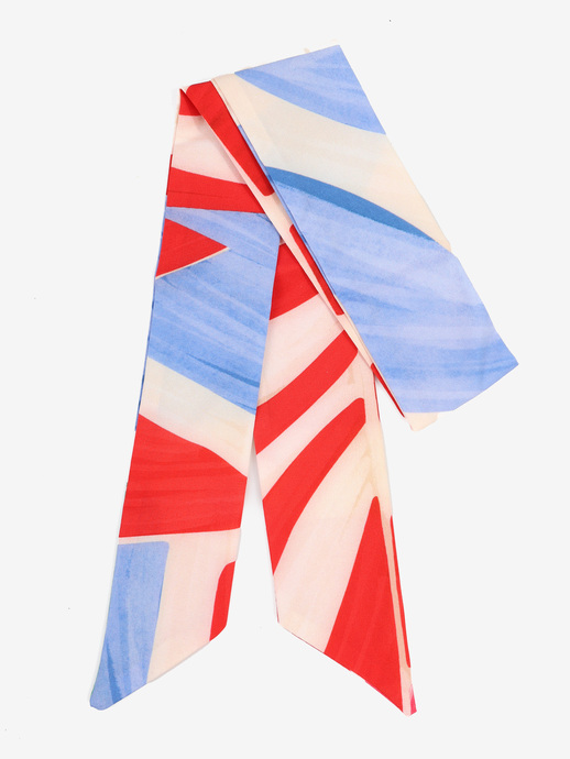 APASZKA DAMSKA HEGO'S MILANO FOULARD TESSUTO ROSSO VIVO
