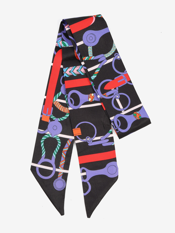 APASZKA DAMSKA HEGO'S MILANO FOULARD TESSUTO FUTURISMO