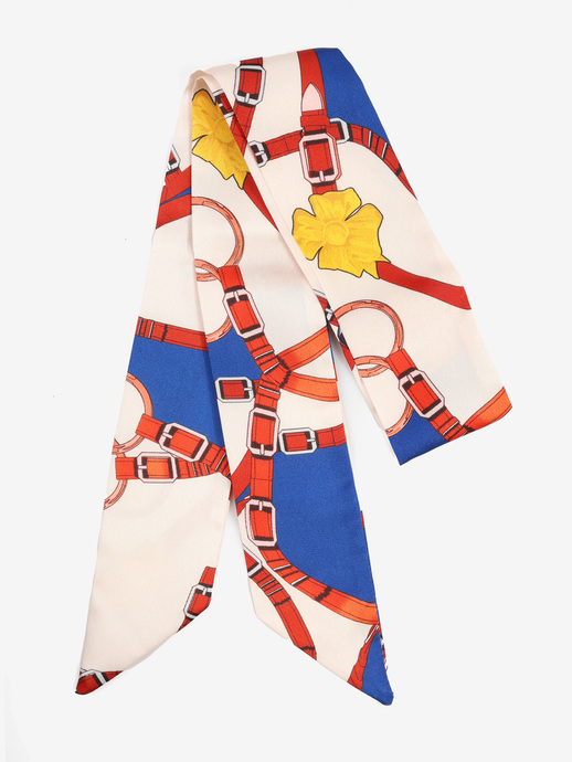 APASZKA DAMSKA HEGO'S MILANO FOULARD TESSUTO RETRO FIORITO